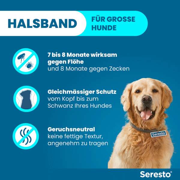 Seresto Halsband für große Hunde | ab 8 kg - 1 St. - Image 4