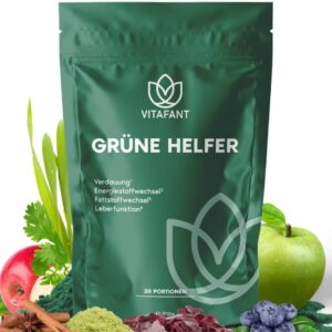 Vitafant Grüner Helfer Neu 200G Nahrungsergänzungsmittel - 30 Portionen