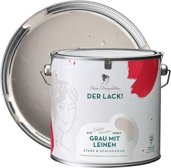 MissPompadour seidenmatte Holzfarbe Innen & Außen 2,5L