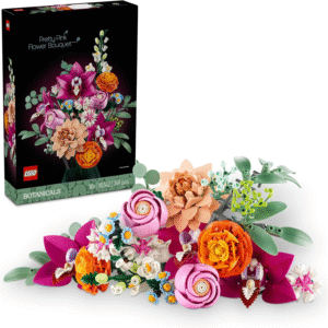 LEGO 10342 Botanicals Schöner Rosafarbener Blumenstrauß