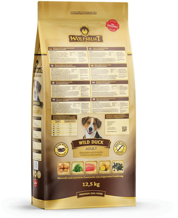 Wolfsblut Adult Wild Duck Hund Trockenfutter Wild Duck Hund Adult 12,5kg - Image 2